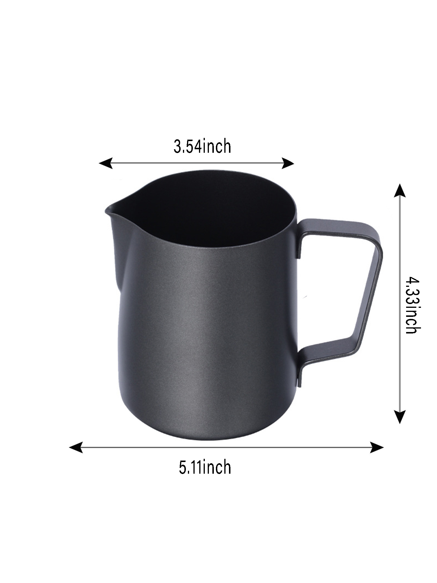 1pc hand pour coffee pot long spout with hanging ears stainless steel household coffee utensils 304 stainless steel pull flower cup for coffee details 2