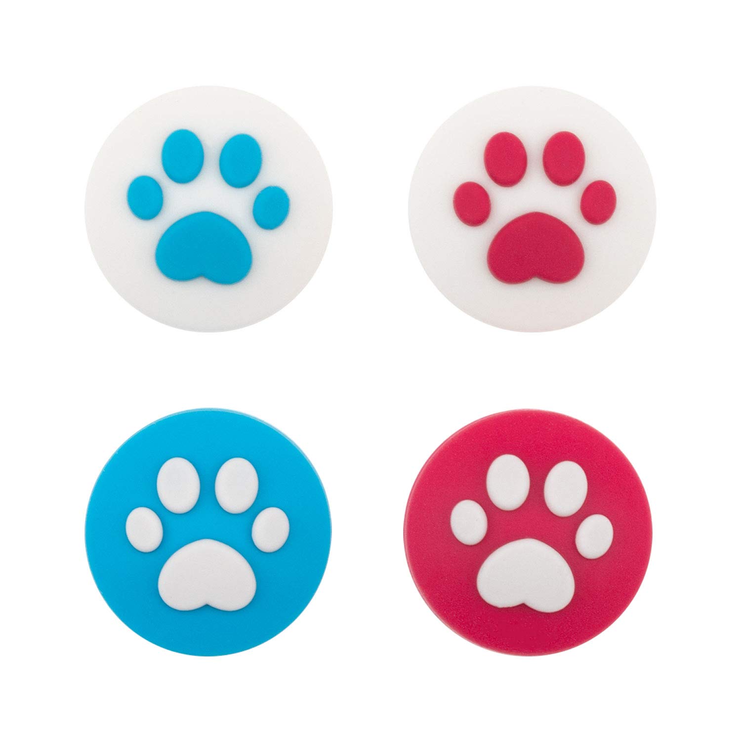 YLSHRF Cat Paw Thumb Grips Cover Cat Paw Pattern High‑quality Silicone  Material Small Size Thumb Grip Silicone Switch Lite For Switch 