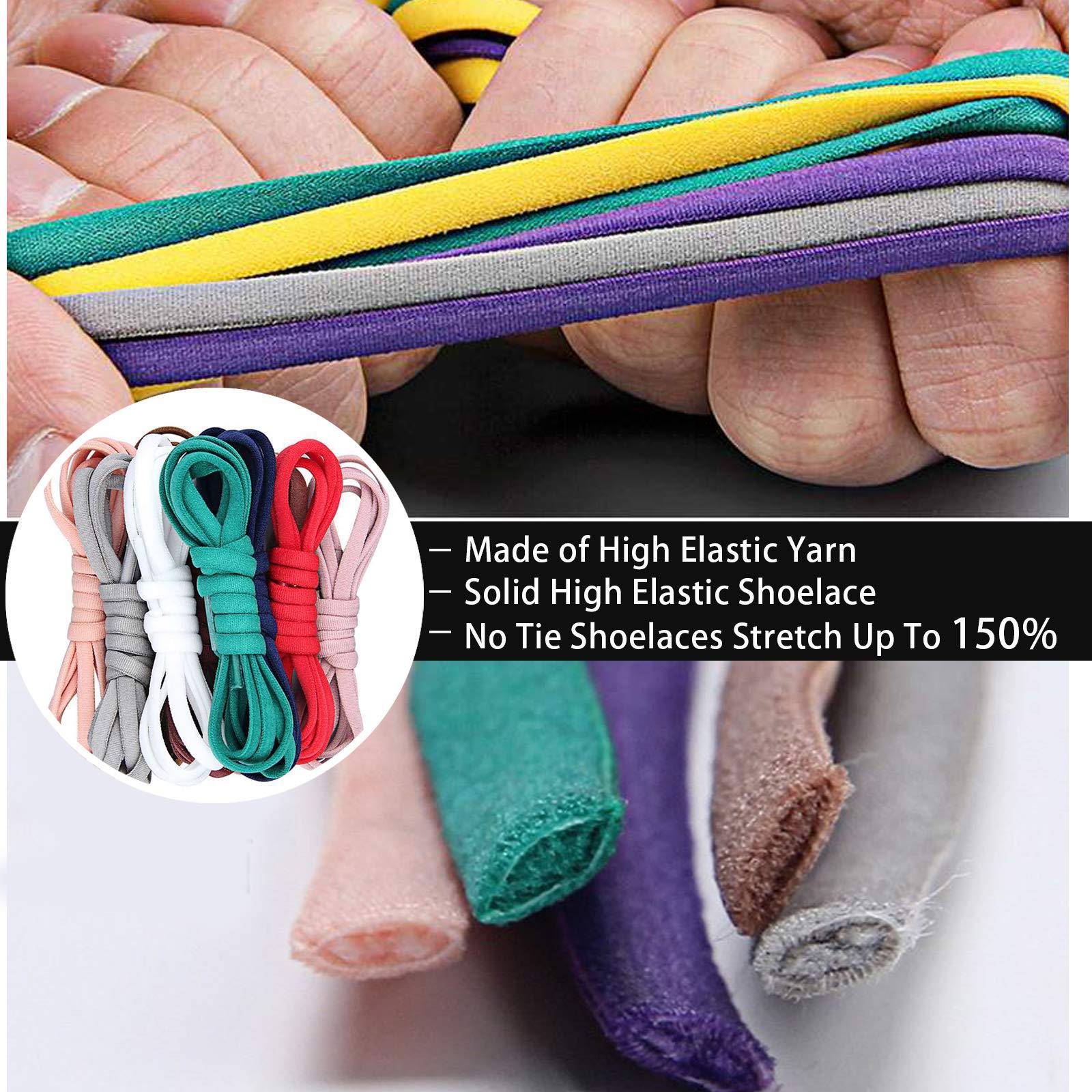 No Tie Elastic Shoelaces Adjustable Elastic Running Shoe Temu Australia