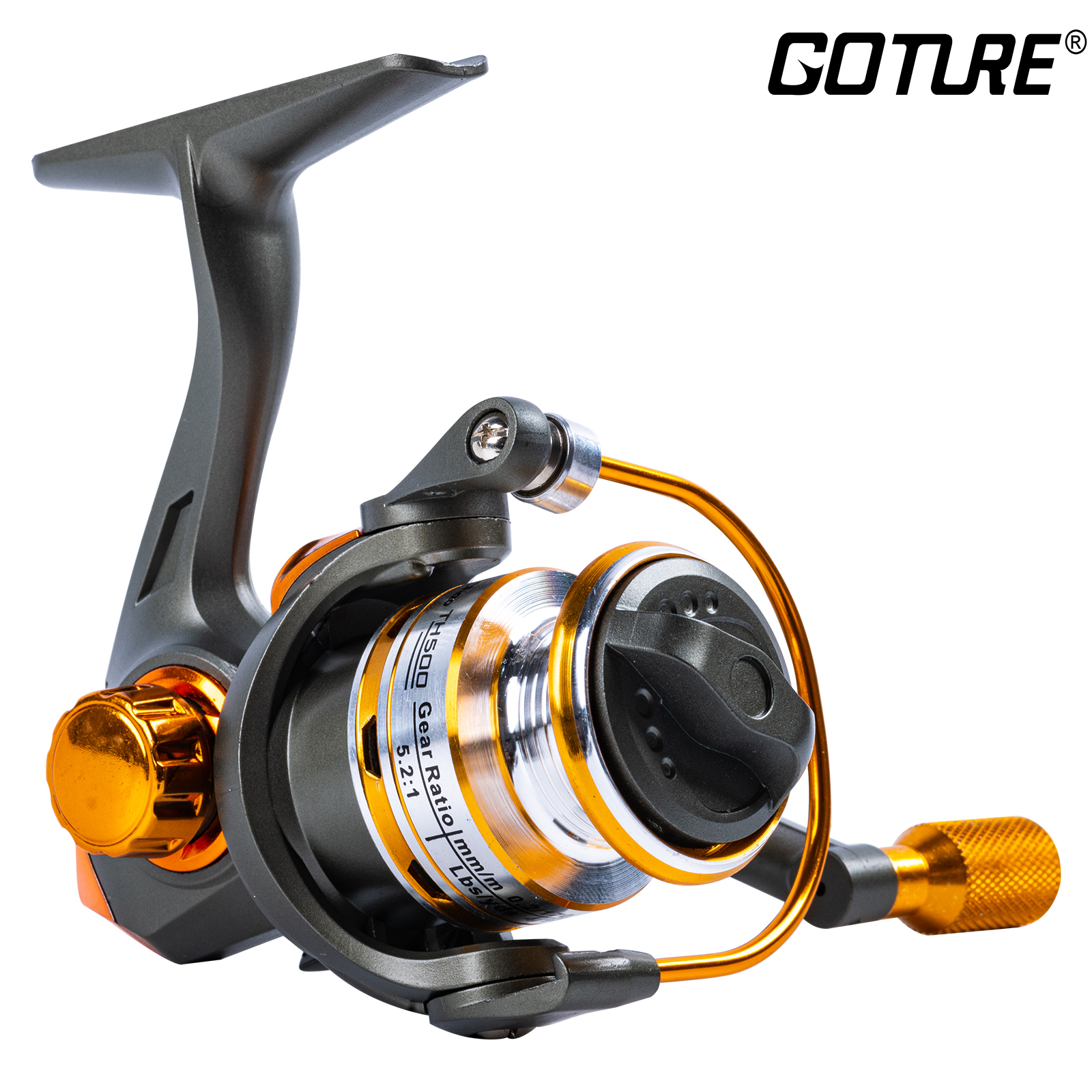 Magreel Spinning Reels, Extra-Smooth Saltwater Spinning Fishing Reel,CNC  Aluminum Spool,5.2:1/4.9:1 Gear Ratio 9+1 BB for Ice Fishing Freshwater with