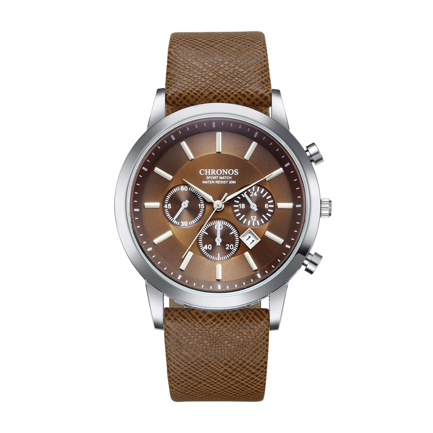 Chronos Fashion Mens Watch Multifunctional Decorative Sports Fully
