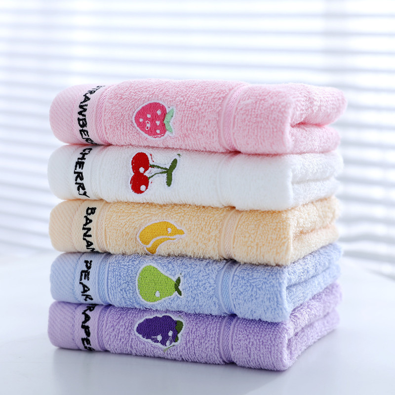 Soft Absorbent 100% Cotton Cartoon Face Towels For Kids - Temu