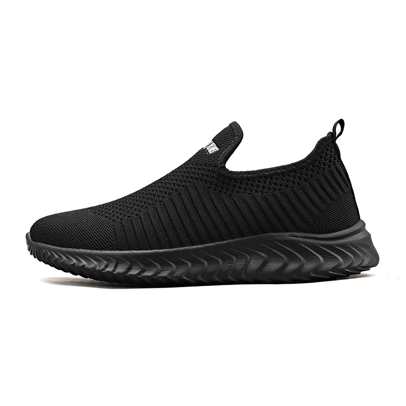 Comprar Zapatillas de deporte negras para hombre, zapatos de tela con  aumento de altura de 3cm, calzado fresco para hombre joven, tela  transpirable