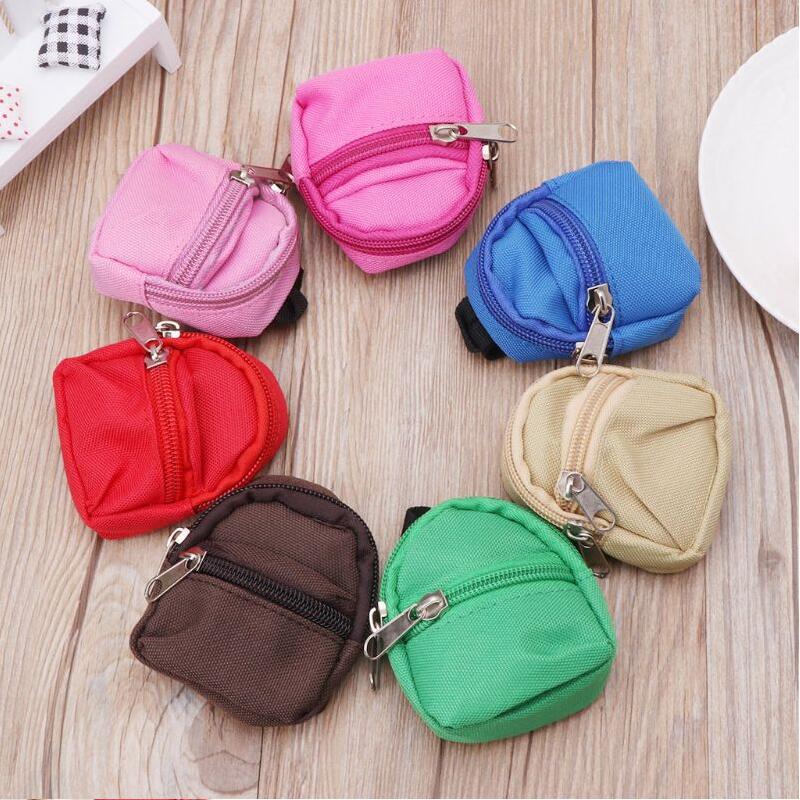 Mini Backpack Mini Doll Bag 1/6 Bjd Doll School Bag Doll House Decoration  Doll Accessories Children Gifts (not Include Doll) - Temu