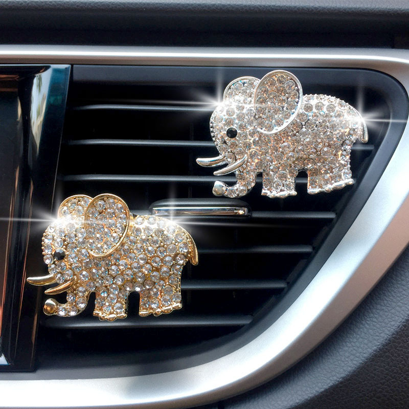 Elevate Car's Aroma Stylish Elephant Car Air Vent Perfume - Temu