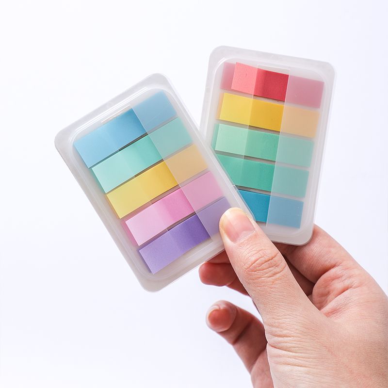 1 Box 100pcs Sticky Tabs Page Markers Sticky Index Tabs Writable Page Sticky Notes 0
