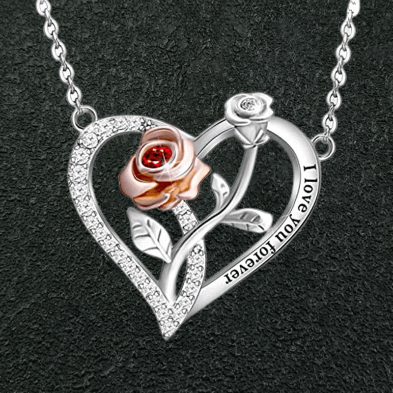 Romantic Water Drop Stainless Steel Pendant Male Choker Necklace Cute Heart  Mailbox Shape Trendy - Temu