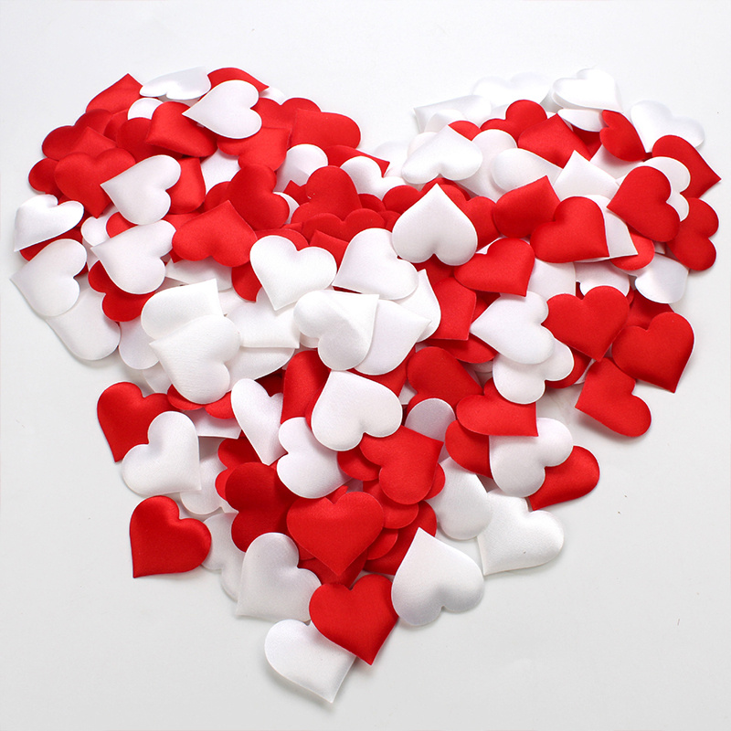 Colorful Heart Confetti in 4mm  Mini Heart Sequin Sprinkles