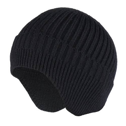 Knit Womens Cap Hat Warm For Women Men Knitted Earflap Winter Baseball Caps Ears Cover For Winter