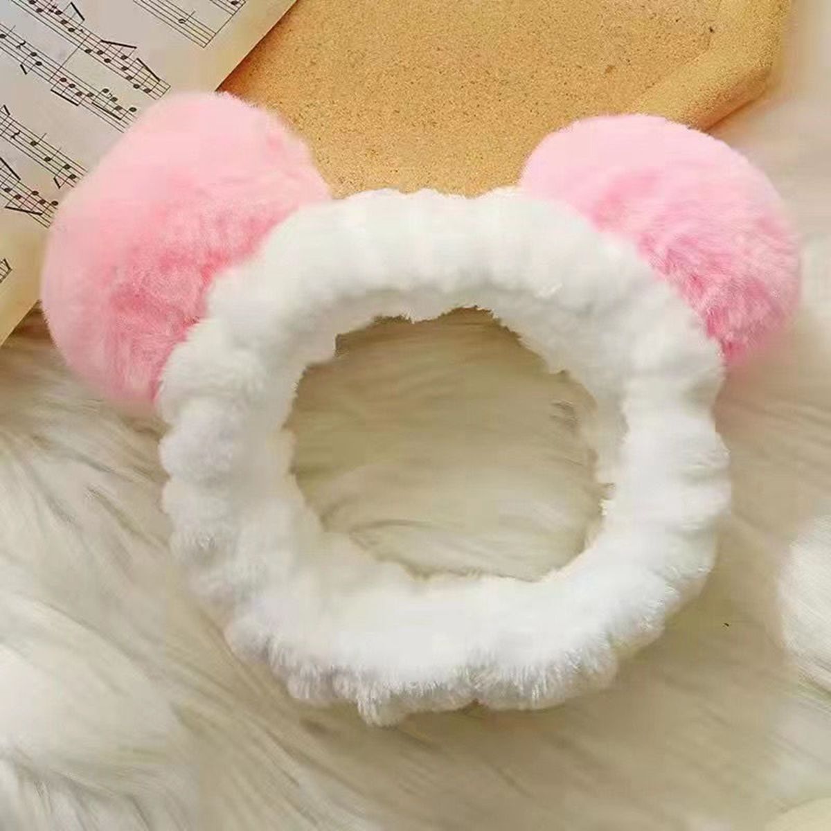 1pc Pink Cute Panda Balloon Headband Facial Wash Hair Band Makeup Hair Tie  Beauty Spa Facial Headband - Beauty & Personal Care - Temu