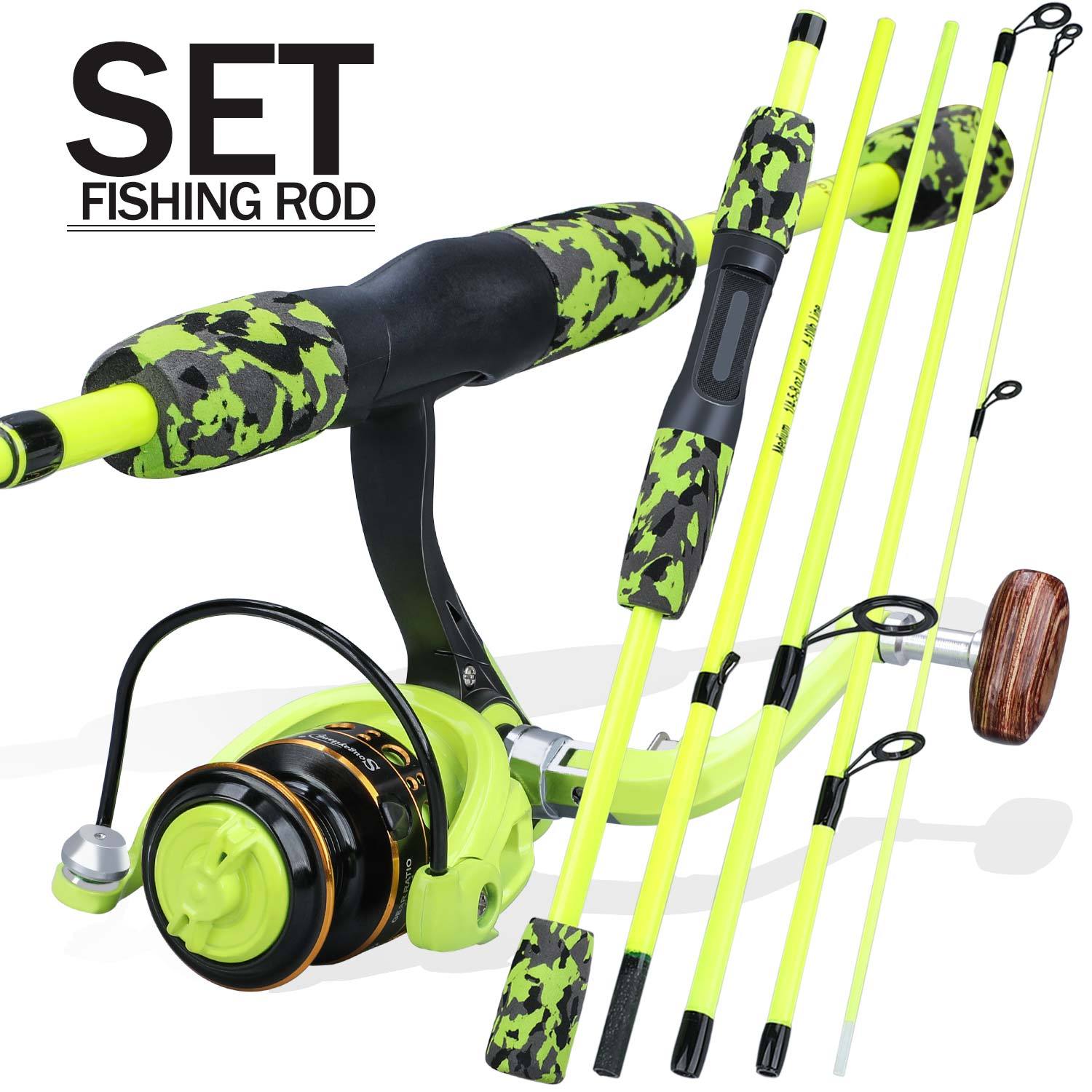 Sougayilang Travel Fishing Rod Set - Lightweight Portable Fishing Combo for  Anglers on the Go