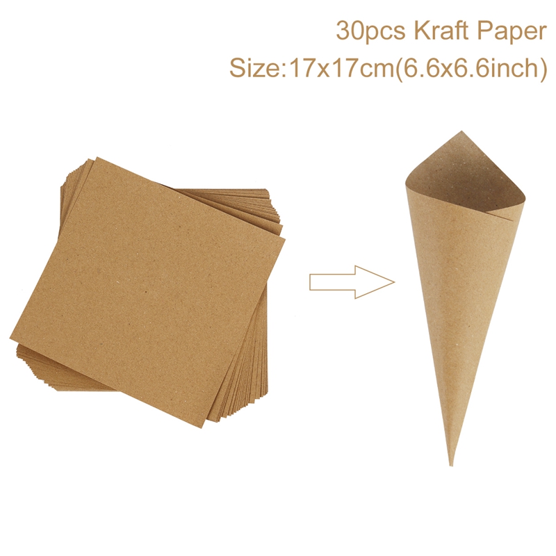 Caja de 20 soportes para confeti de boda, conos de confeti biodegradables y  bandeja de soporte, caja de cono de papel, 20 agujeros utilizados para