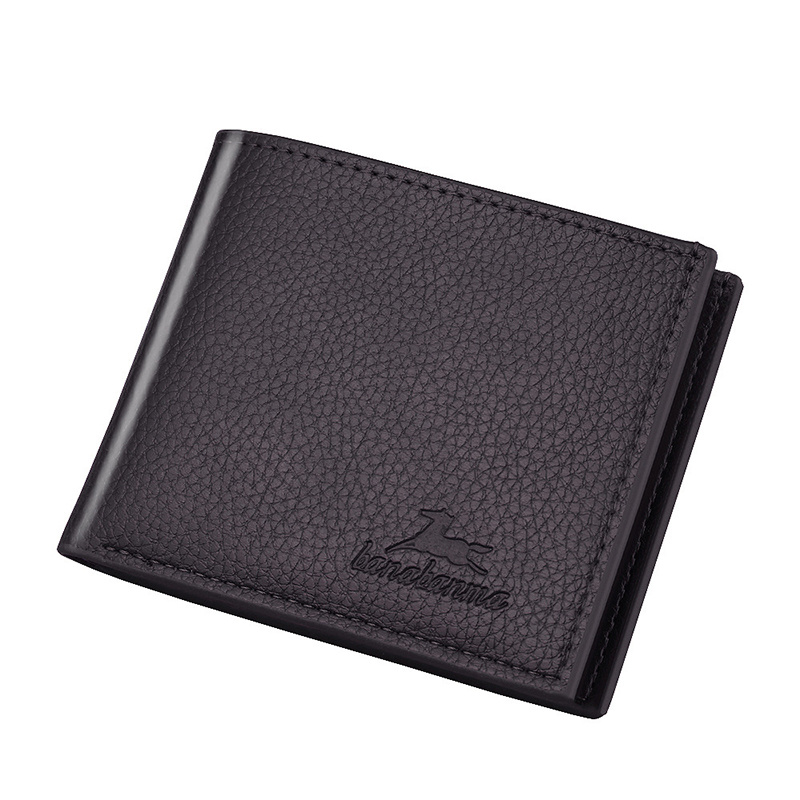 Men Wallets Leather Short Male - Temu