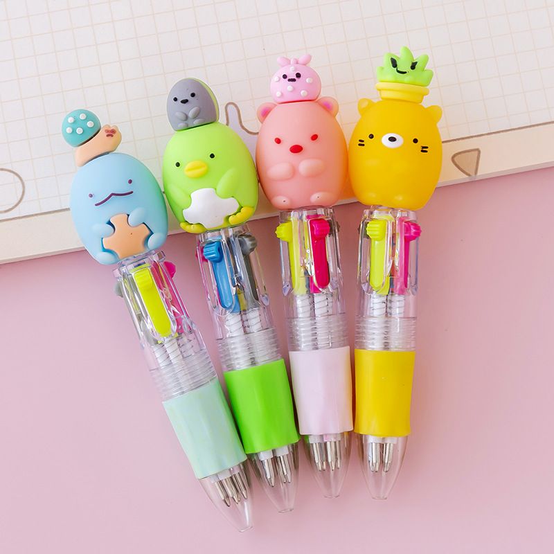 Cute Cartoon 4 Colors Mini Color Ballpoint Pen Shipping With Random Color |  Shop On Temu And Start Saving | Temu