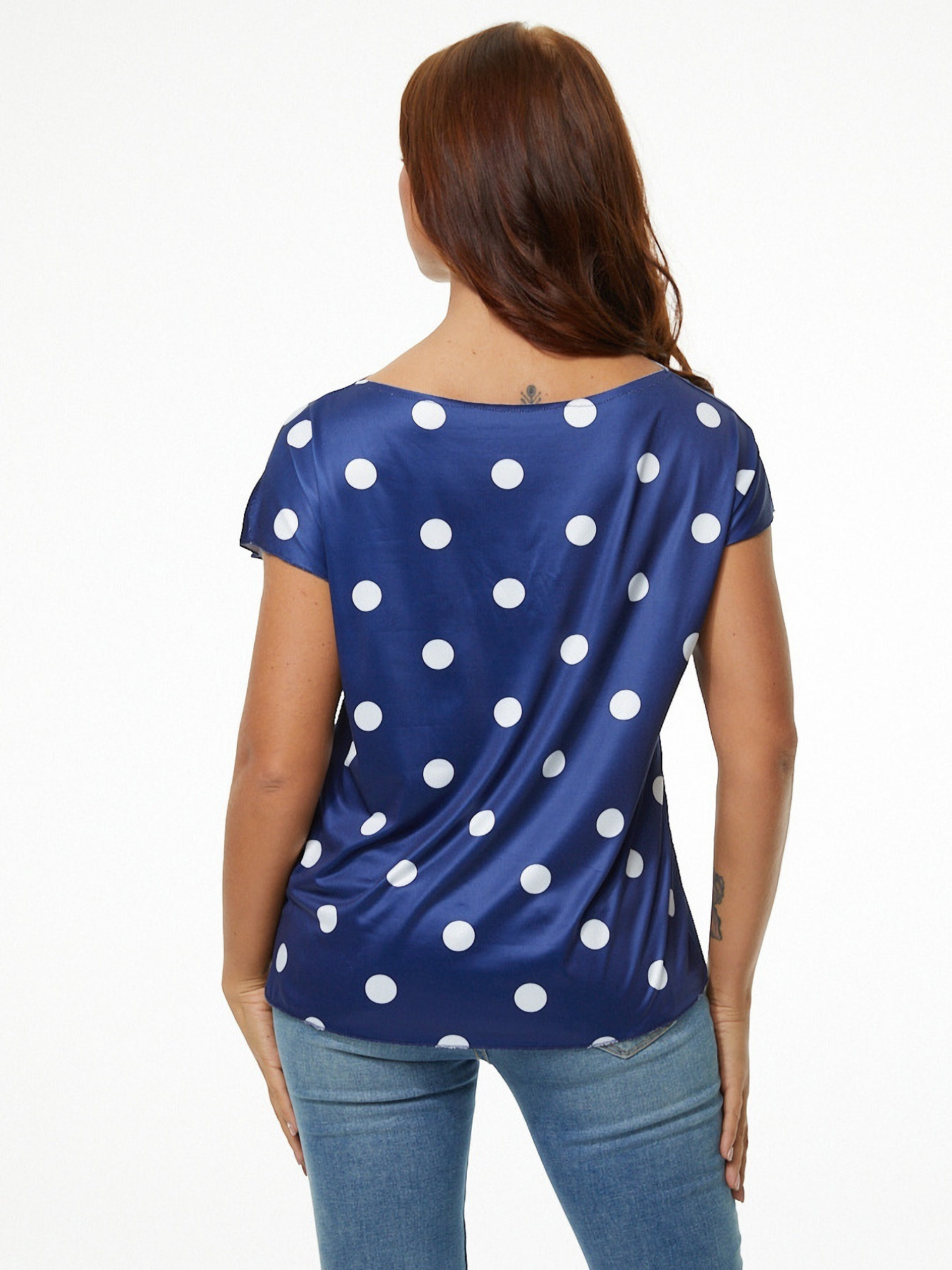 Round Neck T-Shirt-Navy