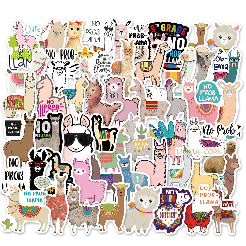 Llama Stickers Cute Animal Alpaca Stickers Cute Stickers For - Temu