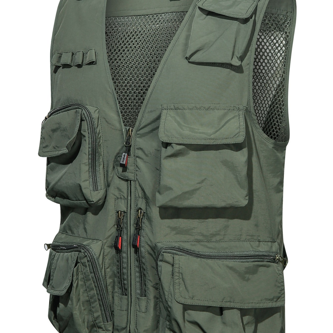 Men's Casual Multi Pocket Vest, Chic Lightweight Cargo Vest for Outdoor Fishing,Temu