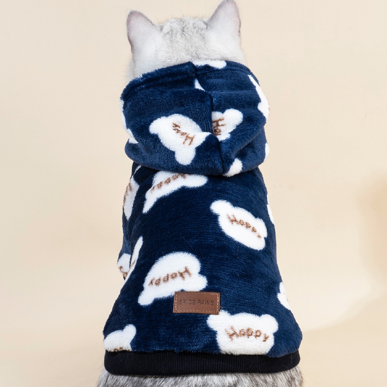 Paws Angels - Fuzzy Bear Hoodie, Dog Apparel