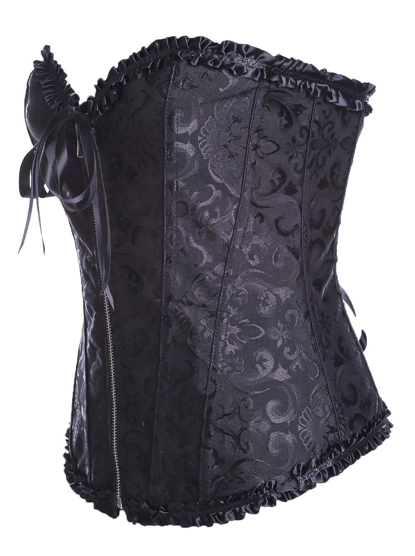 Women's Bustier Corset Top Sexy Lingerie Sets Satin Waist Temu Canada