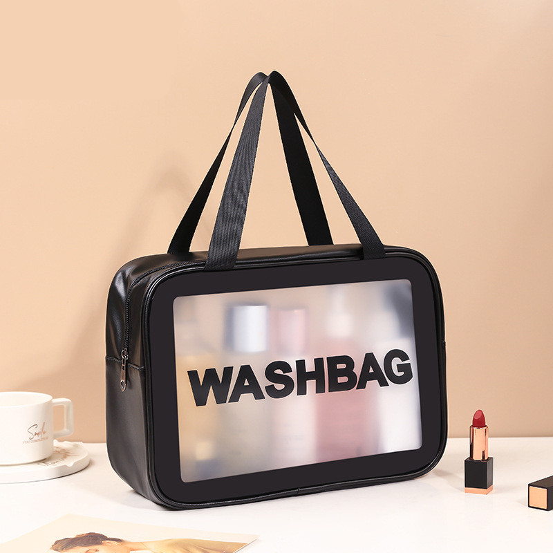 New Large Capacity Pvc Transparent Waterproof Cosmetic Bag Portable ...