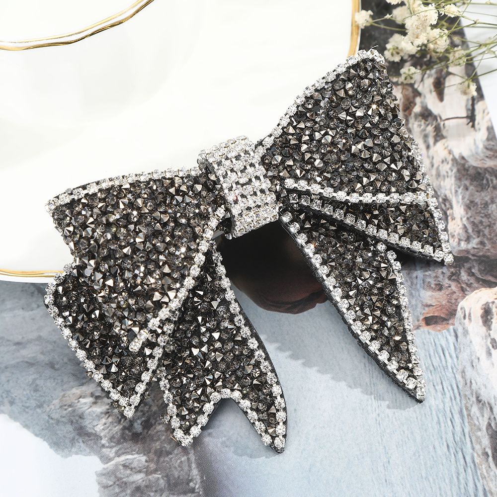 Fashion Rhinestone Bow Hair Clip Luxury Sweet Solid Color Hair Clip Hair Accessories For Women | Shop Now For Limited-time Deals | Temu Fashion Rhinestone Bow Hair Clip Luxury Sweet Solid Color Hair Clip Hair Accessories For Women | Shop Now For Limited-time Deals | Temu