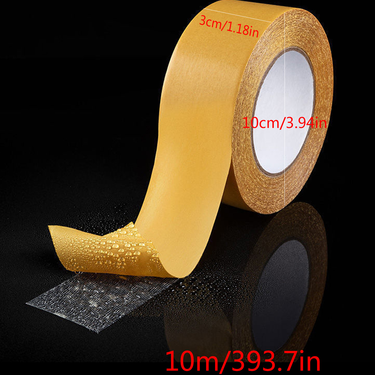 Double Sided Strong Thin Transparent Tape Office School Diy - Temu