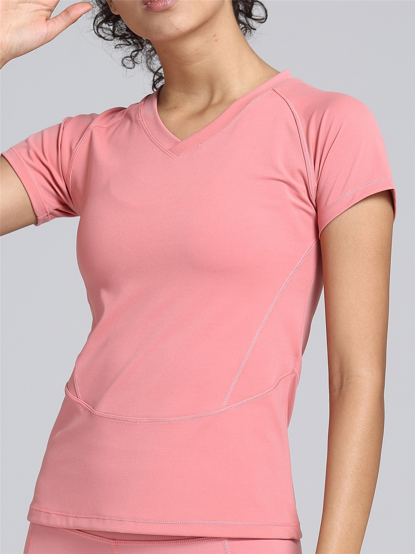 Camiseta Deportiva Ligera Mujer Camiseta Fitness Manga Corta - Temu