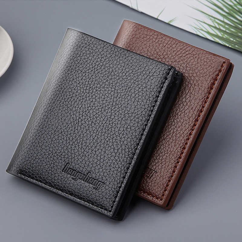 Short Vertical Ultra-thin Wallet Bank Card Card Package Small Purse ...