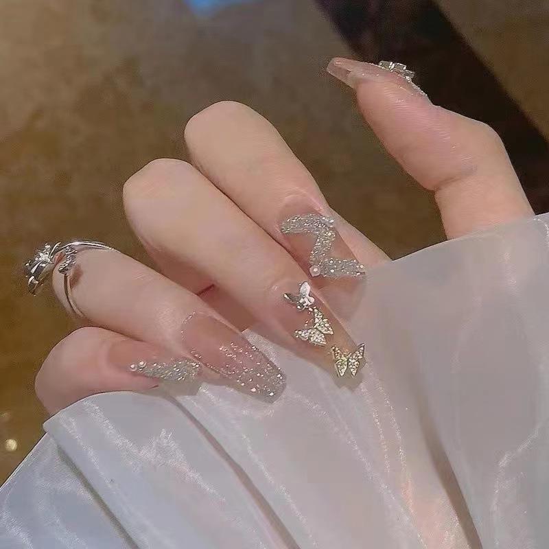 Upgrade Your Look With 24pcs Adhesive Wearable Nail Stickers, Cute Colorful  French Manicure Fake Nails, Square Shape, Including 1pc Nail File And 1pc  Nail Tape, Create Charming Charm