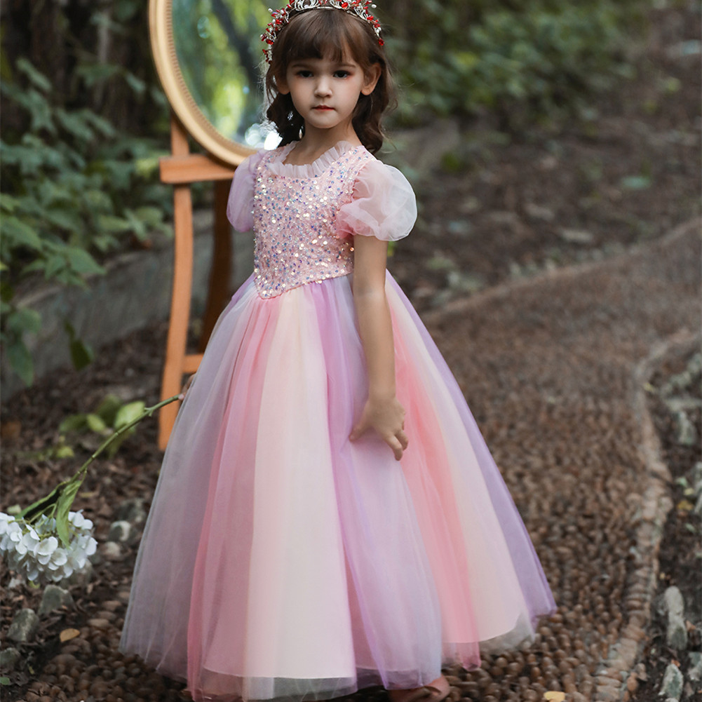 kids ball gown prom dresses pink lace flower girl dresses baby girl bi –  inspirationalbridal