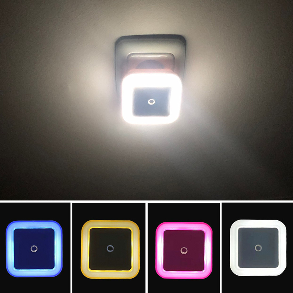 110v Light Controlled Sensor Night Light, Automatic On/Off LED Sensor  Lights, Plug Into Wall Light