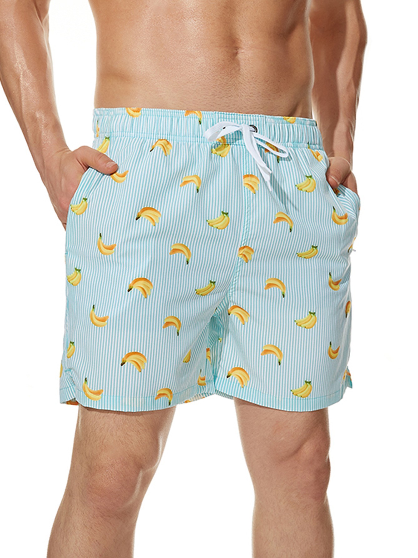 Quick dry Men's Beach Shorts Elastic Waistband Comfortable Temu