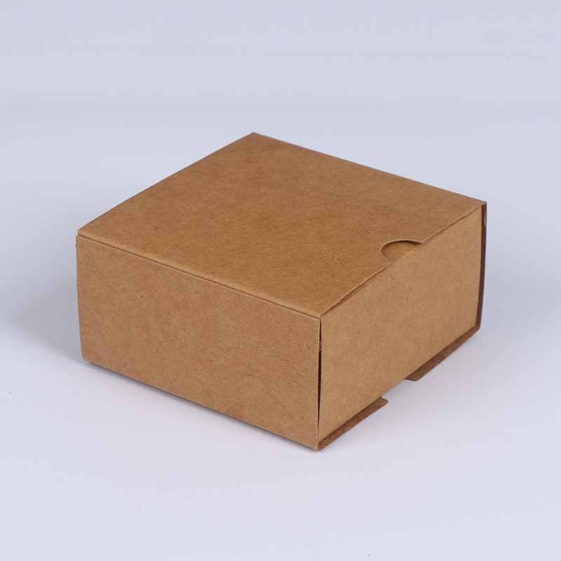 5Pcs Orange Cardboard Shoe Boxes Gift Package Carton Box