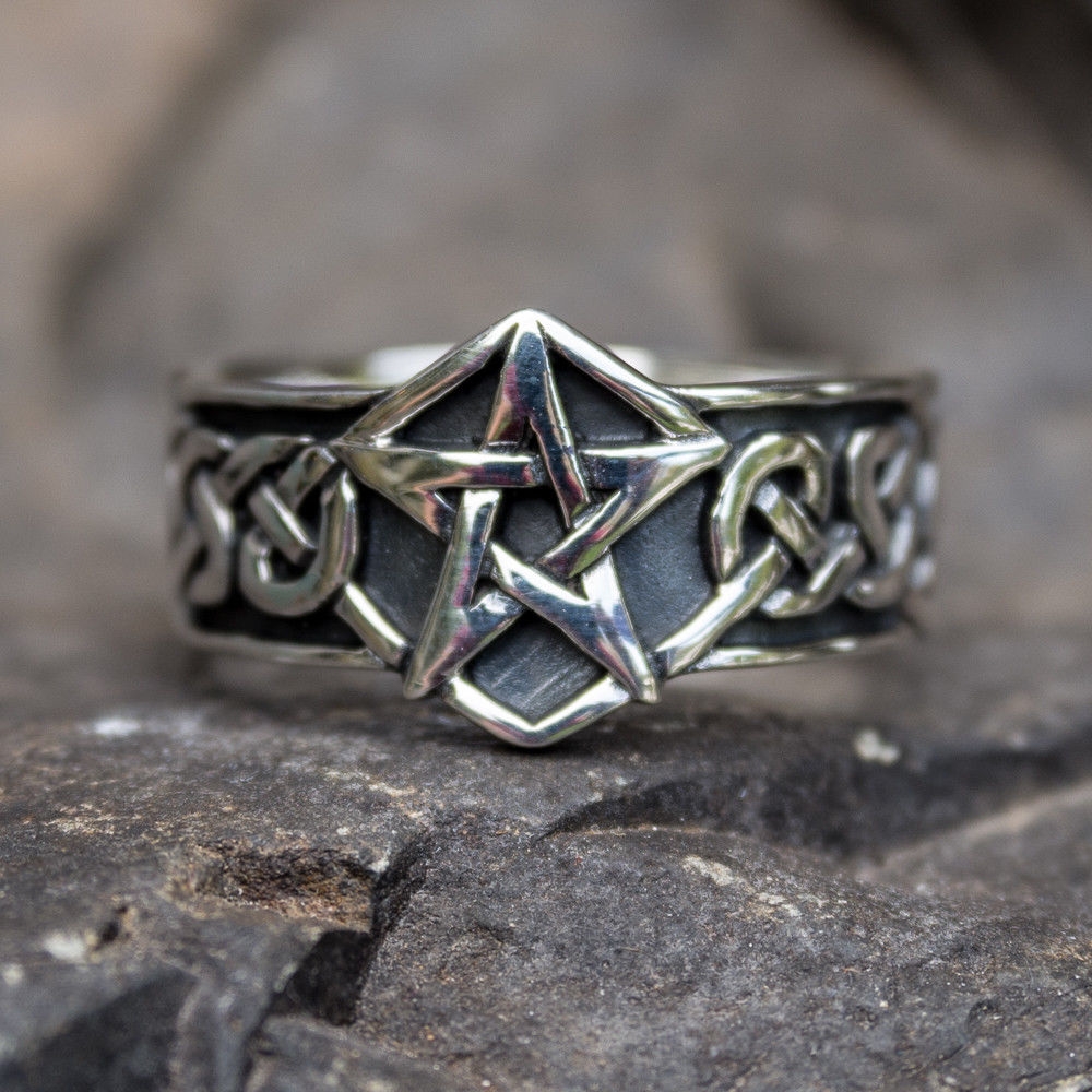 Men's Alloy Pentagram Ring