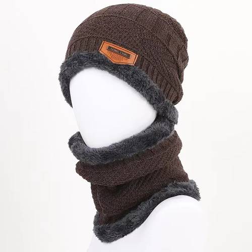 Men's Hat And Scarf Casual Style Polyester Beanie