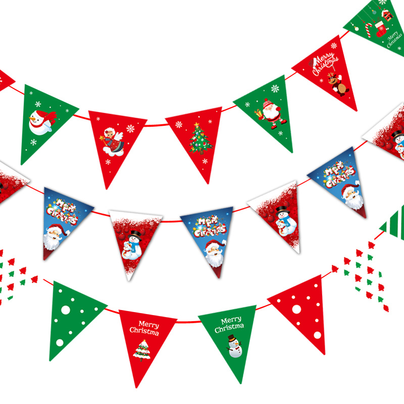 8 M Colorful Triangle Flag Pennant String Banner Festival Party