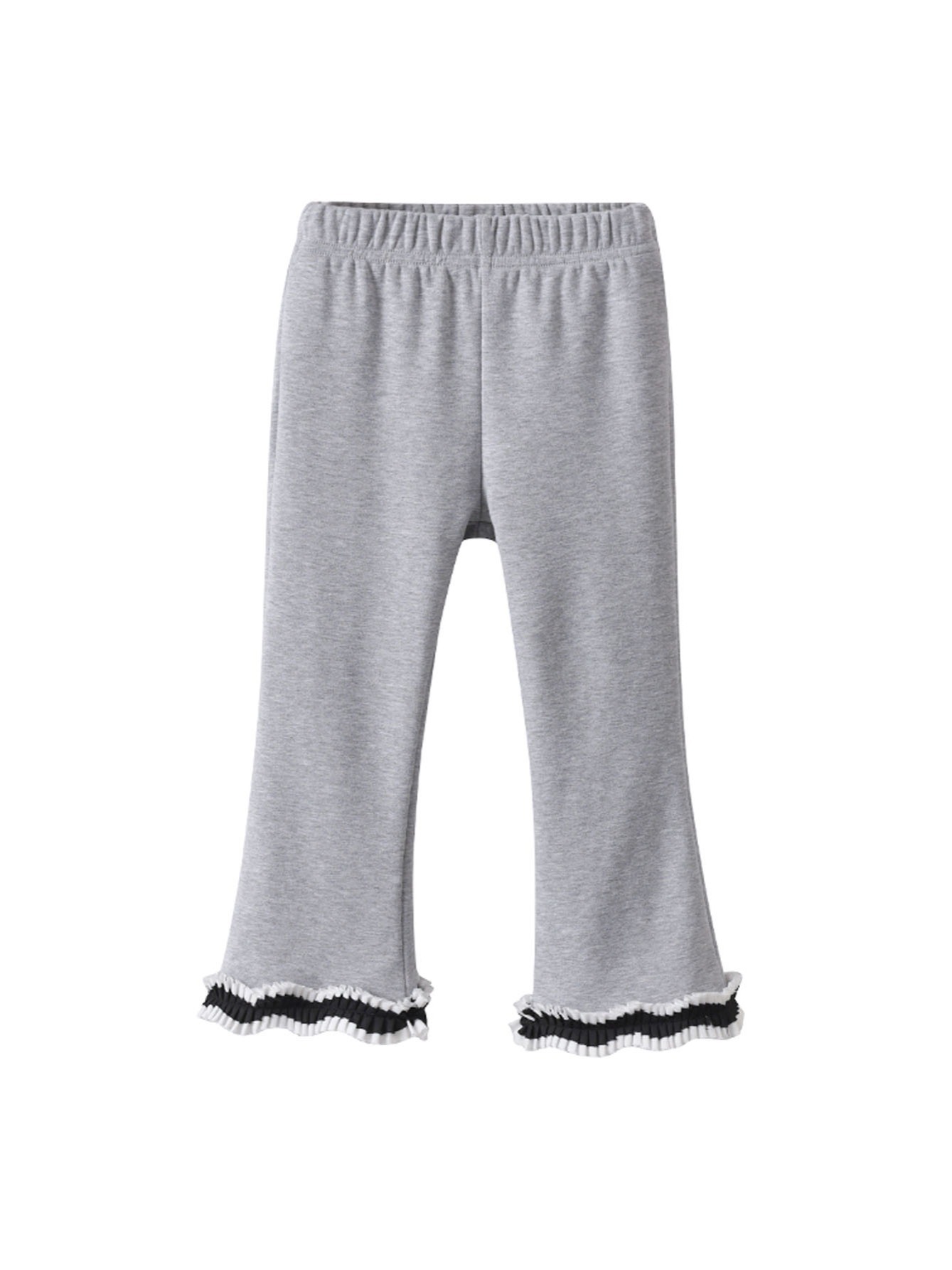 Girls Grey Trousers Flared Pants - Temu Mexico