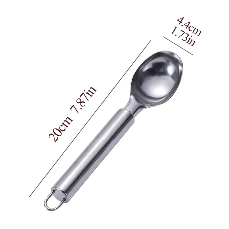 Cuchara para helado de acero inoxidable de 1 pieza cuchara - Temu