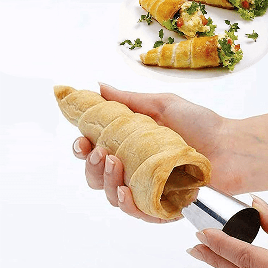 Conical Croissant Mold Stainless Steel Baking Tool Home Kitchen Dining Bake  Ware Baking Pastry Tools