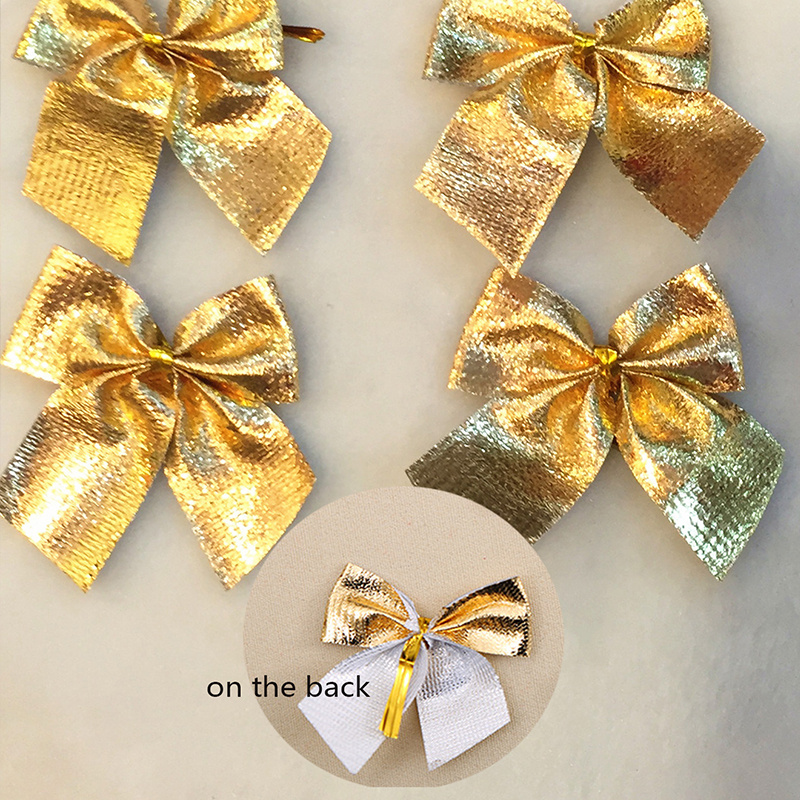 Gold Christmas Bow Diy Christmas Tree - Temu Germany