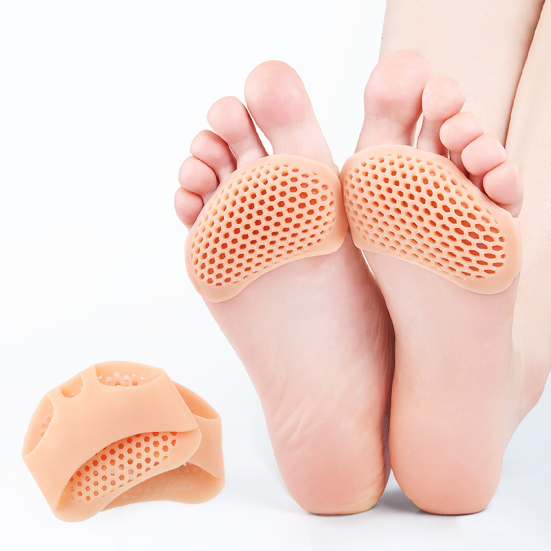 1 Pair Metatarsal Pads Soft Gel Ball Of Foot Cushions For Rapid Pain Relief For Woman Man