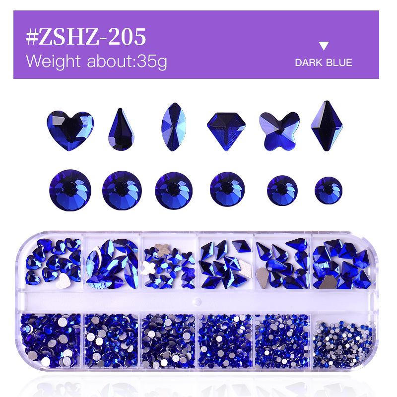 3D FlatBack Rhinestones Crystals Glass Nail Art Decoration