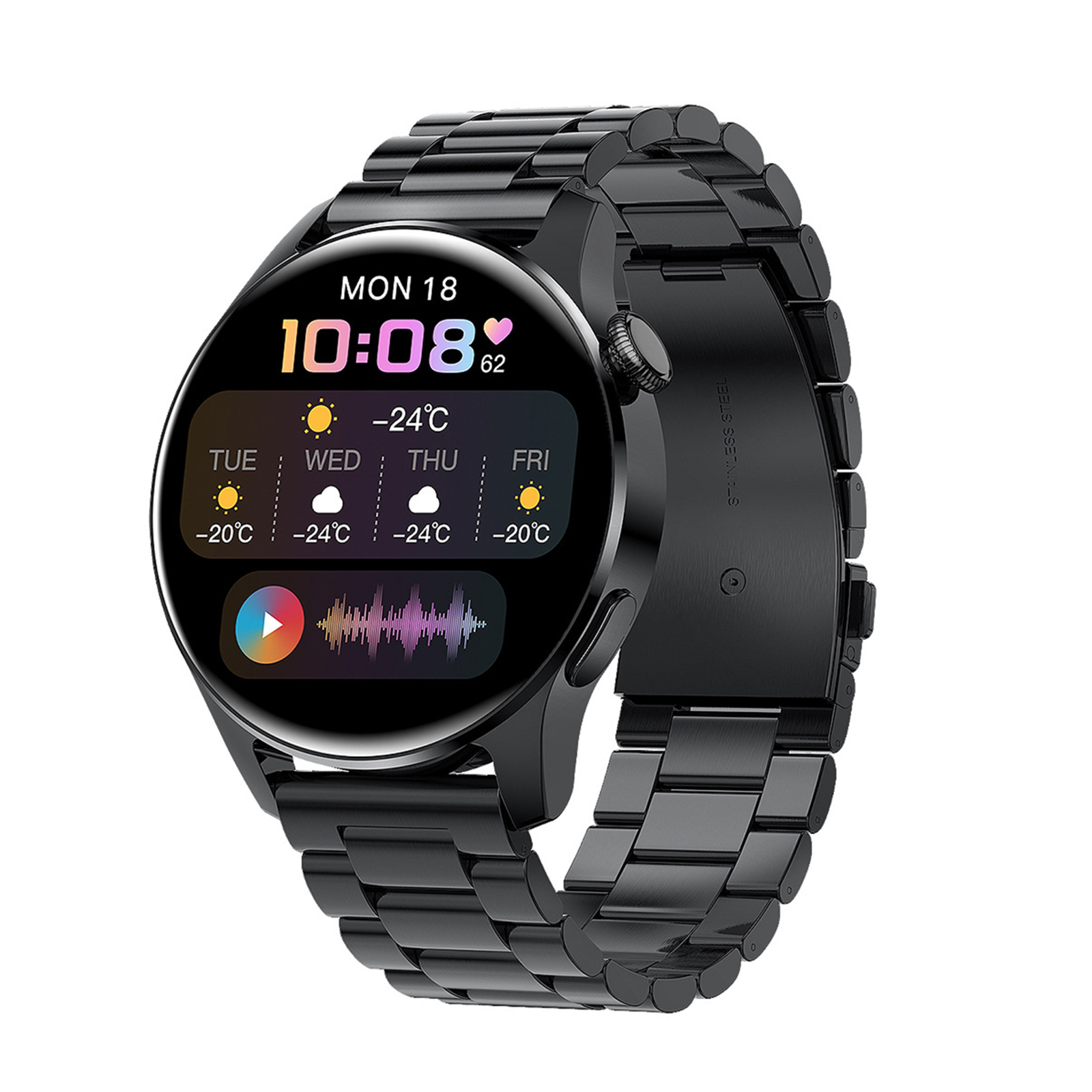 1 28 Inch Smart Watch - HD Screen, Sports Fitness Tracker, Magnetic Charging, Free Shipping!