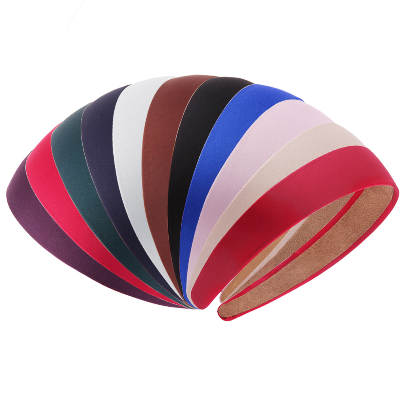 Adorila 4 Stück Zahnkamm Stirnbänder Kinder - Bunte Herz-Blumen Haarbänder