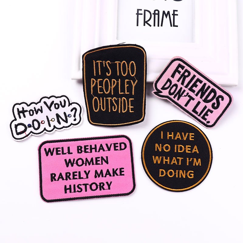 Funny Iron-On Patches