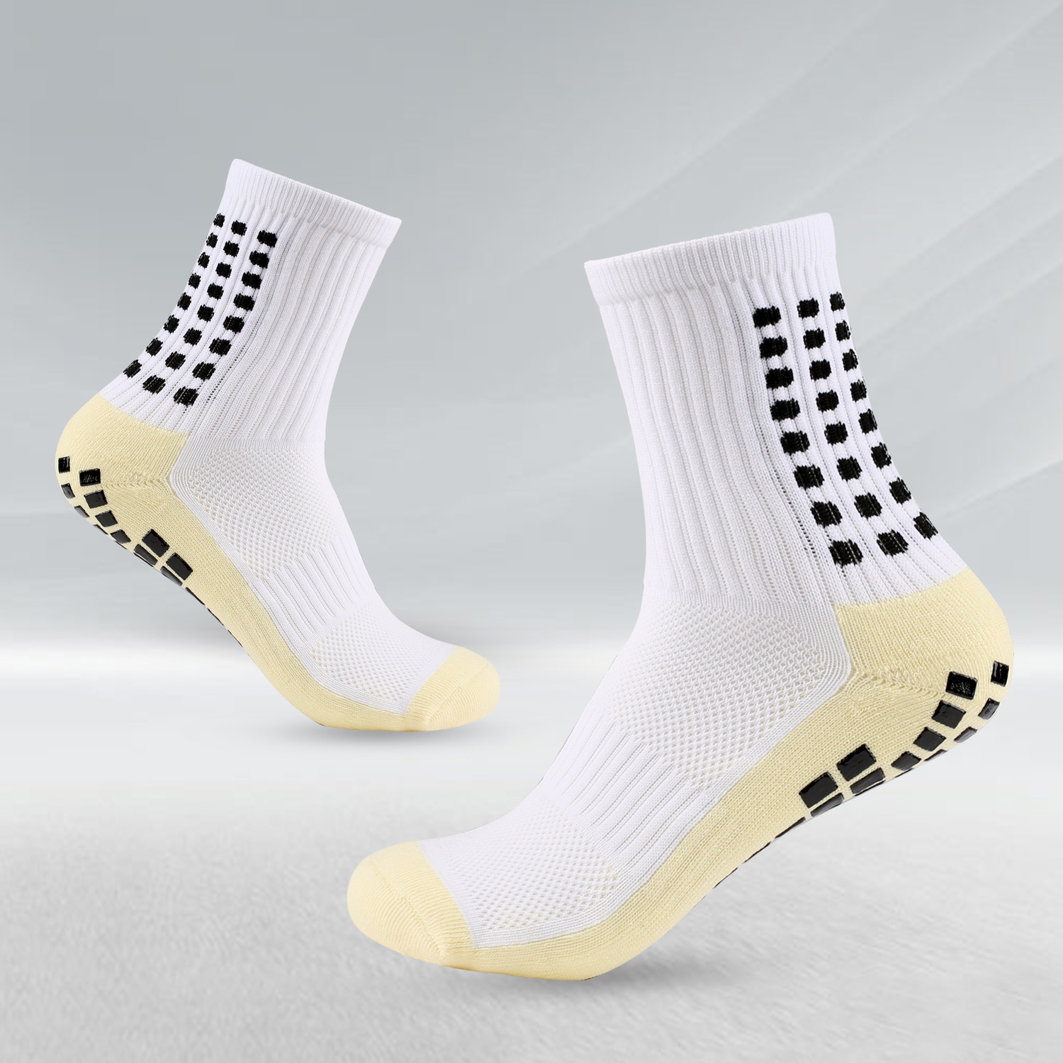 Non Slip Socks Sticky Slipper Socks, Women Men Cushioned Sole Grip