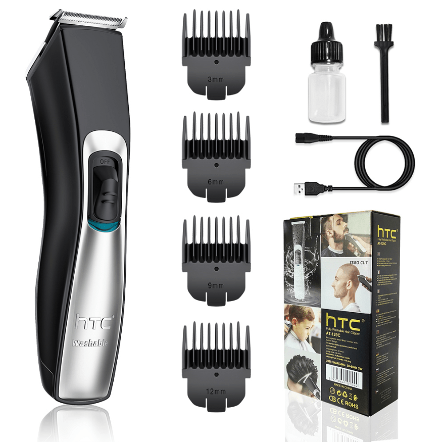 Hair Clipper Beard Trimmer Electric Cordless Hair Trimmer Usb Rechargeable  - Beauty & Personal Care - Temu