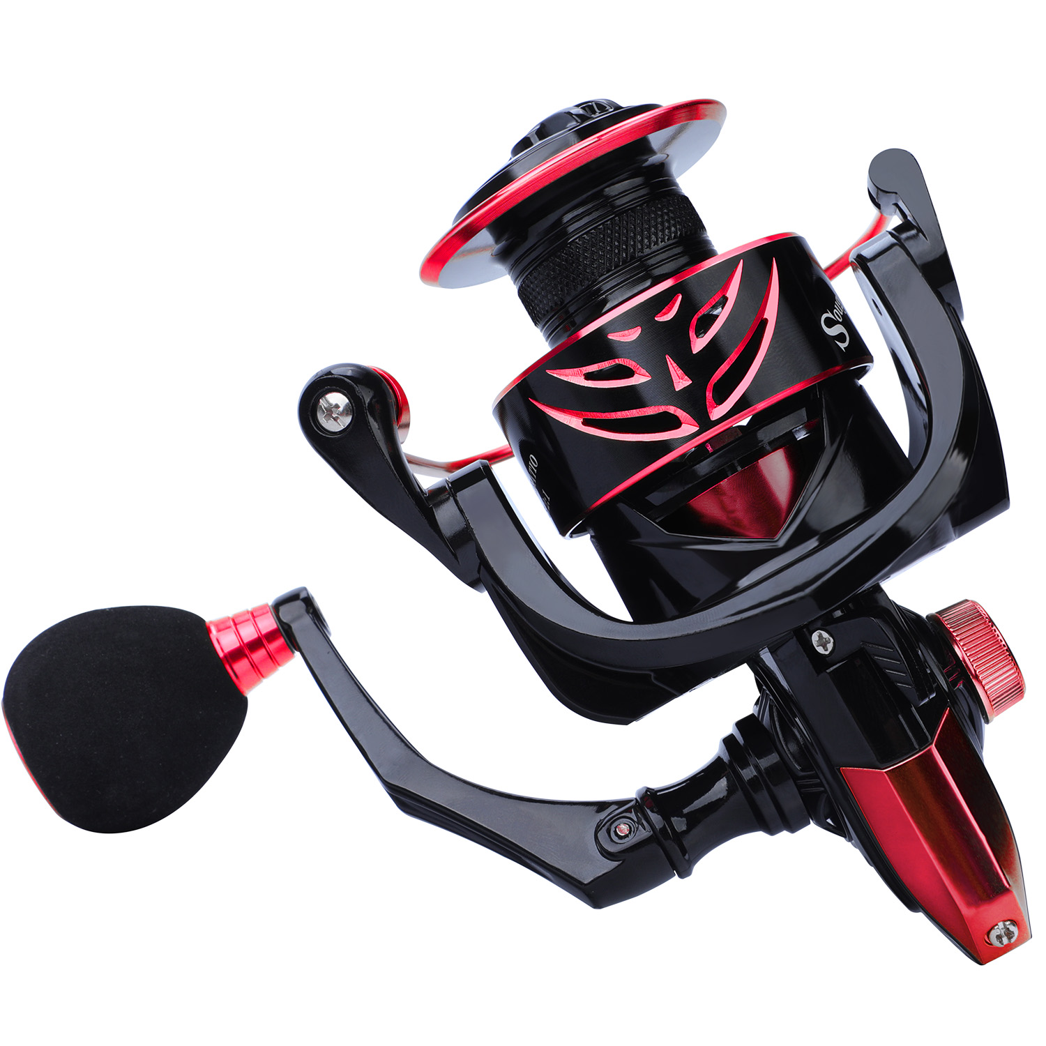 Sougayilang Spinning Reel - Smooth 12+1BB Fishing Reel with Comfortable CNC  Handle