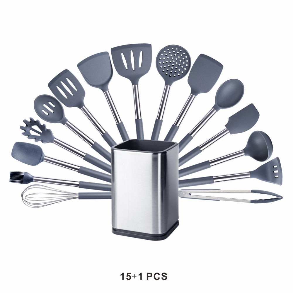 13PCS Kitchen Utensil Set Silicone Cooking Utensils Kit Spatula