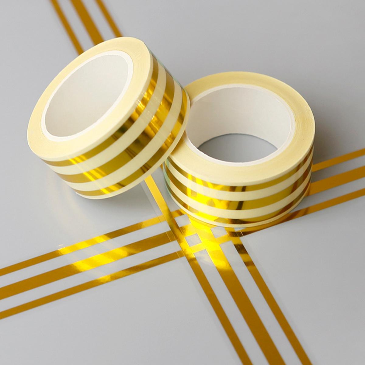 

1 Roll Decorative Gold Accent Seam Tape (5m), Waterproof, Wear-resistant, Tile Decorations, Floors & Walls